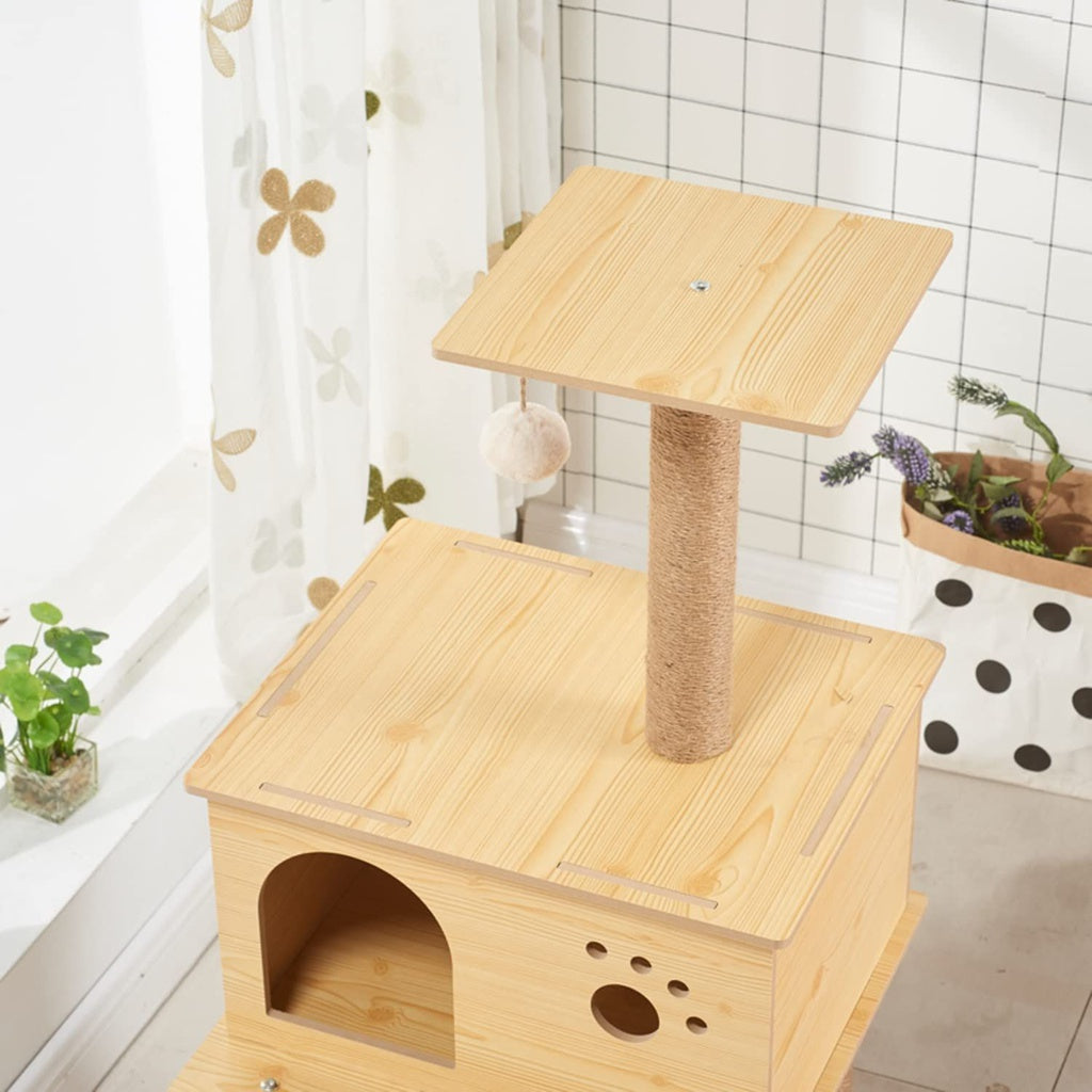 130cm Wooden Cat Tree FI-CT-155-BJ