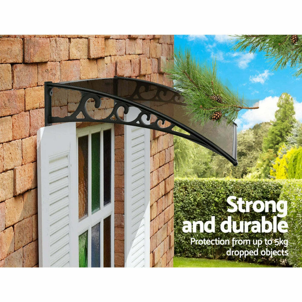 Window Door Awning Canopy Outdoor UV Patio Rain Cover Tawny 1M X 2M Type 3 NE-AG-105-SU