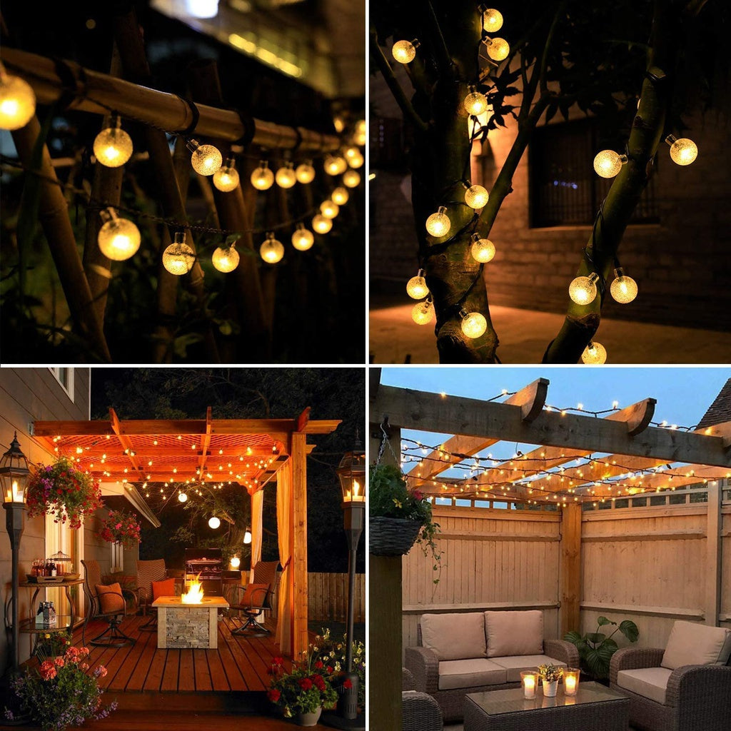 100 Light Bulb Solar String Light (Warm Light)