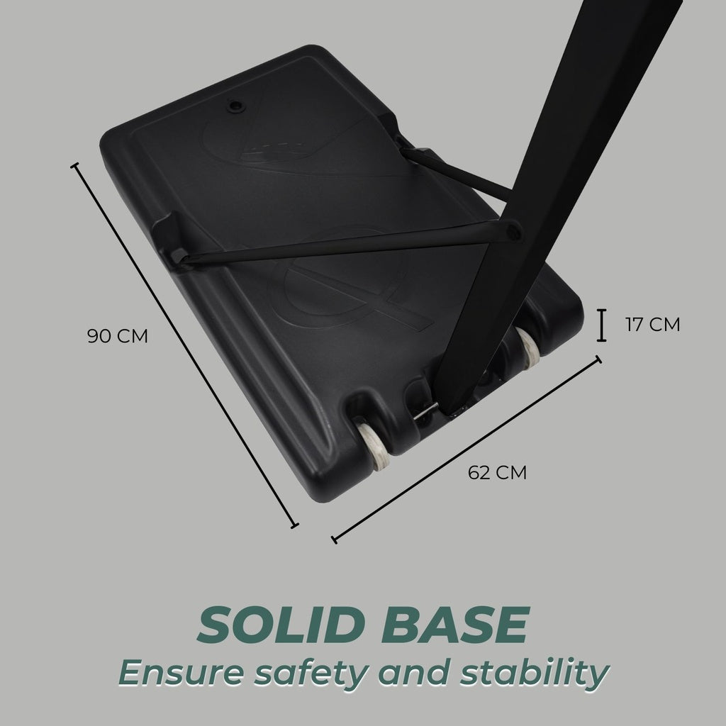 Basketball Hoop Stand ( 2.1M - 2.60M ) BLACK VP-BHS-102-SBA