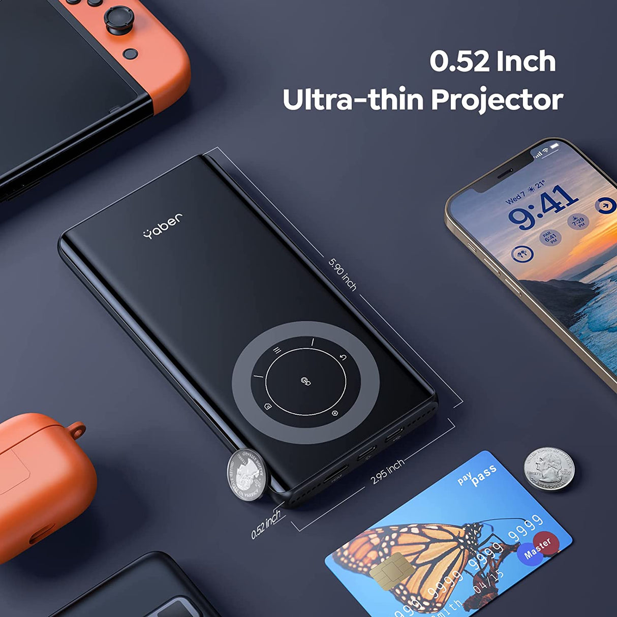 Pico T1 Native 1080P Portable Mini Pocket Projector Pico T1