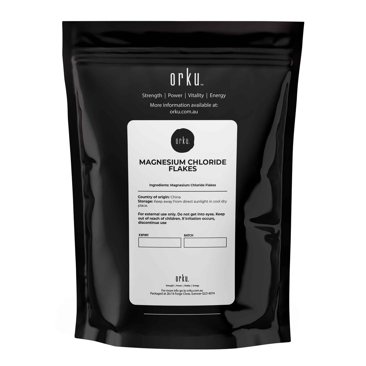 400g Magnesium Chloride Flakes Hexahydrate - Pure Food Grade Dead Sea Bath Salt