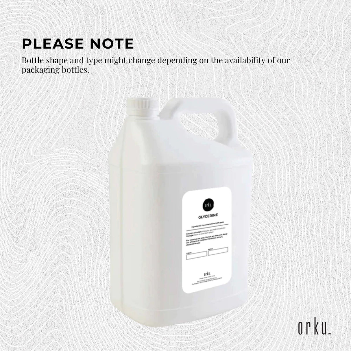 5L Glycerine Refined USP 99.9% Glycerol Pharmaceutical Vegetable Soybean Rapeseed