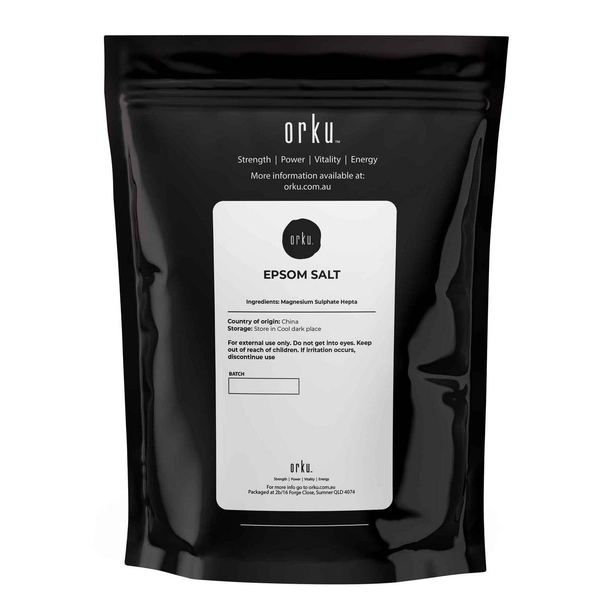 1Kg  Epsom Salt - Magnesium Sulphate Bath Salts Skin Body