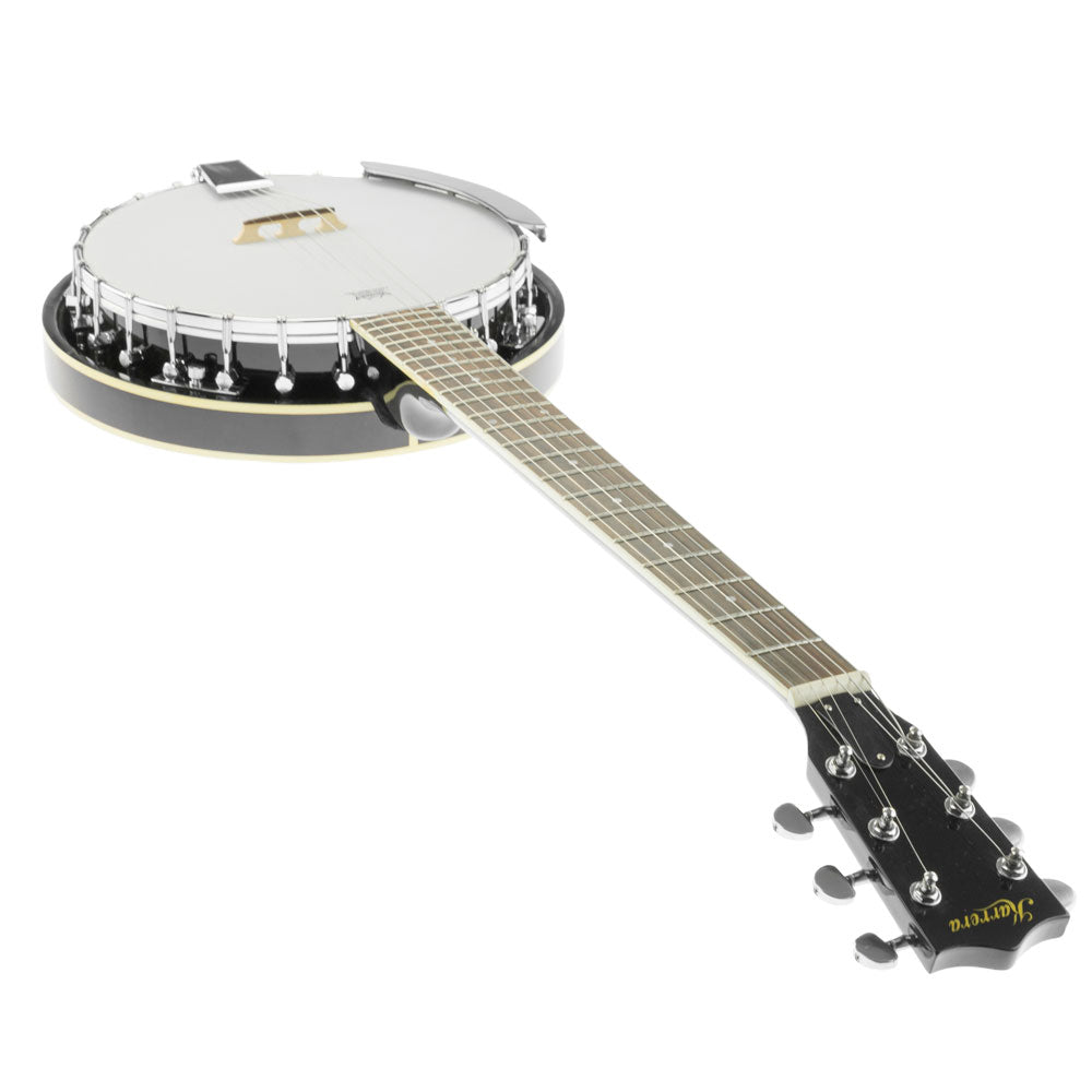 6 String Resonator Banjo - Black