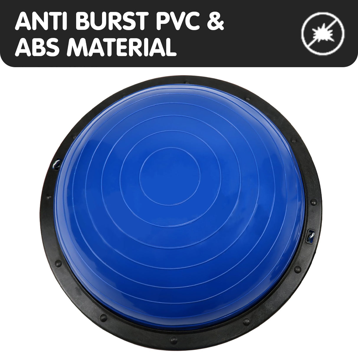 Fitness Yoga Ball Home Gym Workout Balance Trainer Blue