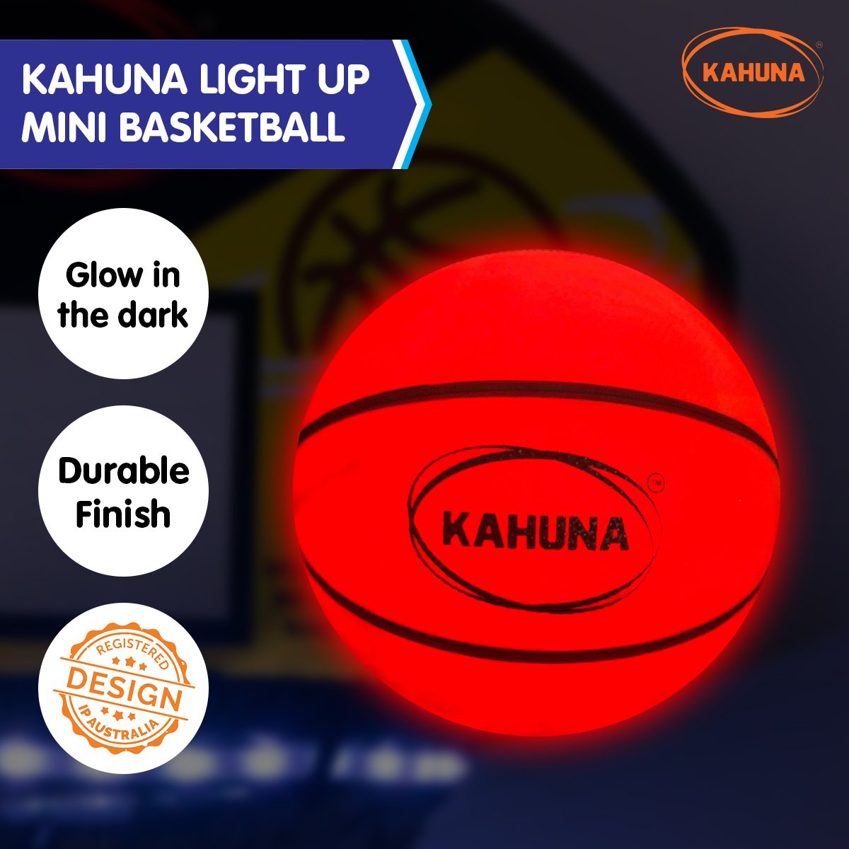 Basketball L.e.d Glow Light Up Trampoline Ball