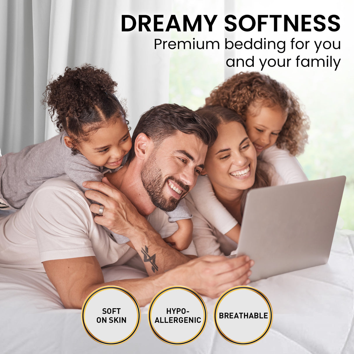 400GSM Microfibre Bamboo Quilt Comforter Doona - King