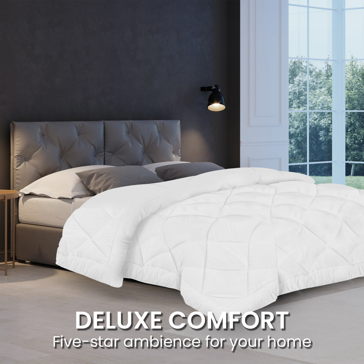 400GSM Microfibre Bamboo Quilt Comforter Doona - King