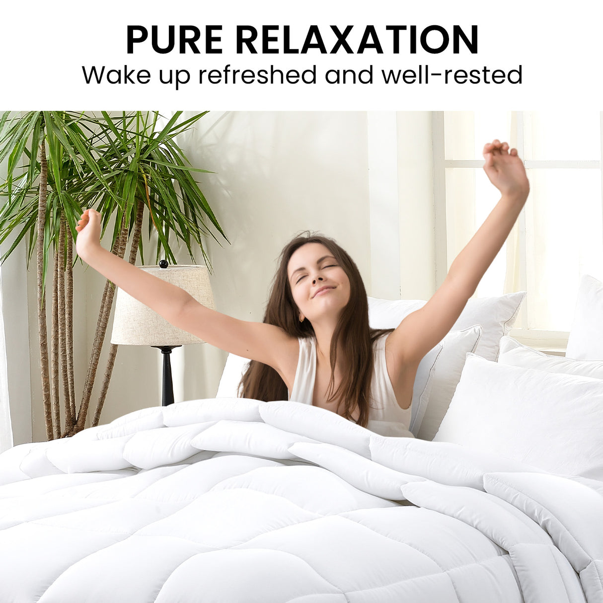 500GSM Duck Down Feather Quilt Comforter Doona - Super King