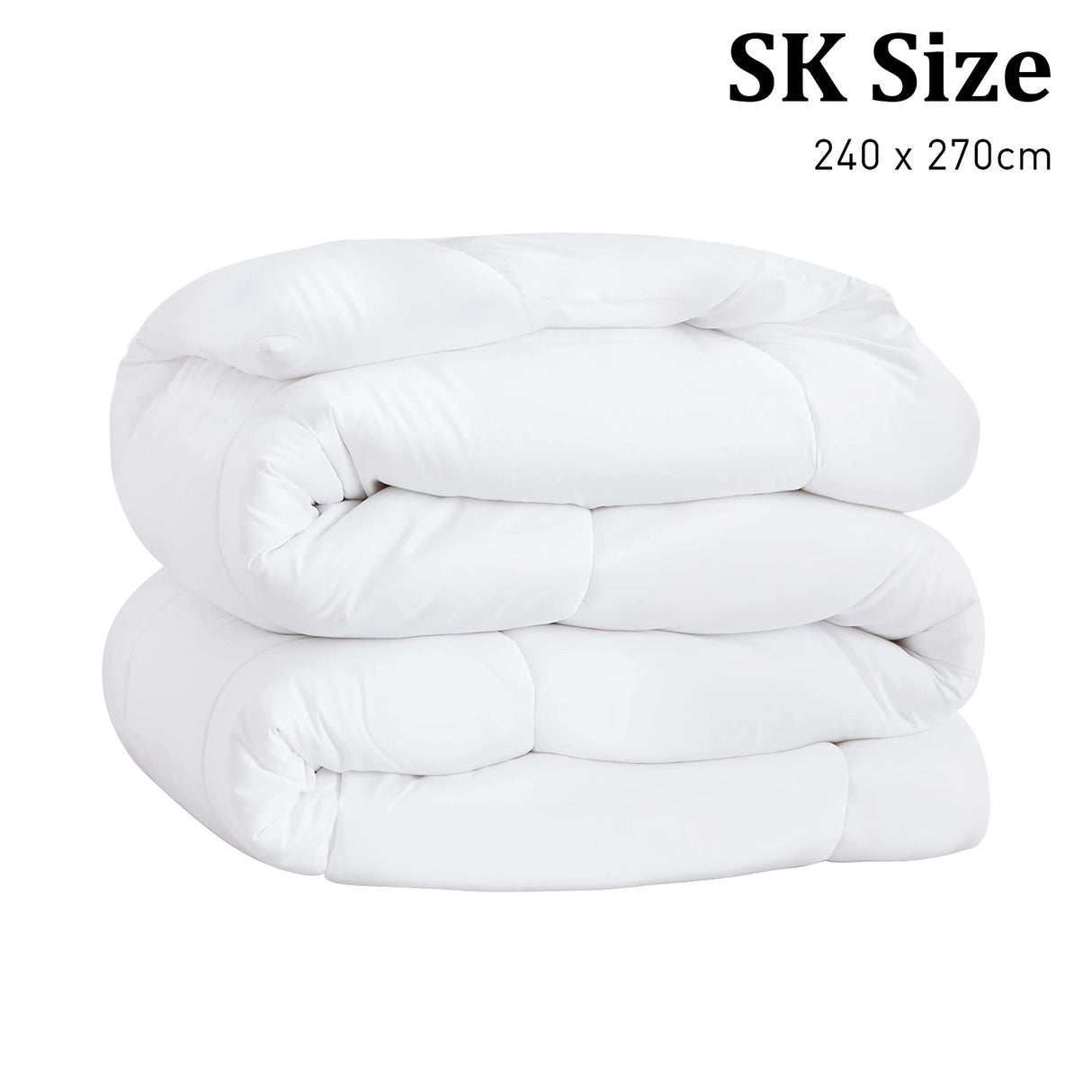 500GSM Goose Down Feather Comforter Doona - Super King
