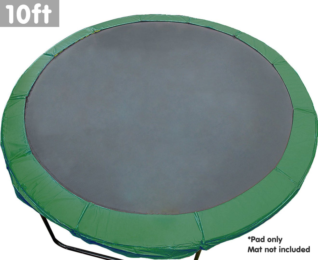 10ft Trampoline Replacement Spring Pad Round Cover - Green