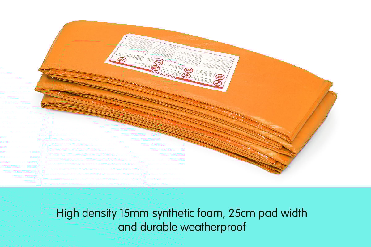 10ft Trampoline Replacement Pad Round - Orange