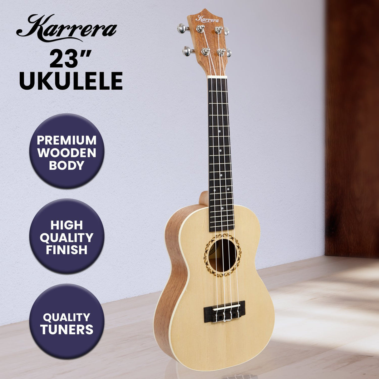 23in Ukulele - Natural