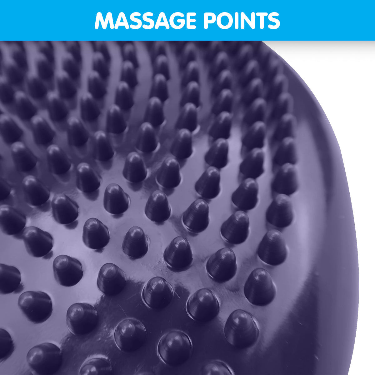 Yoga Stability Disc w/ Pump Home Gym Pilate Balance Trainer - Purple