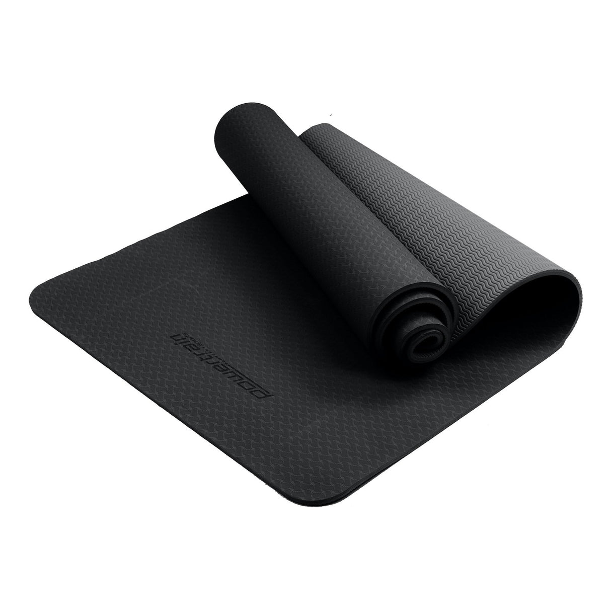Eco-friendly Dual Layer 6mm Yoga Mat | Midnight | Non-slip Surface And Carry Strap For Ultimate Comfort And Portability