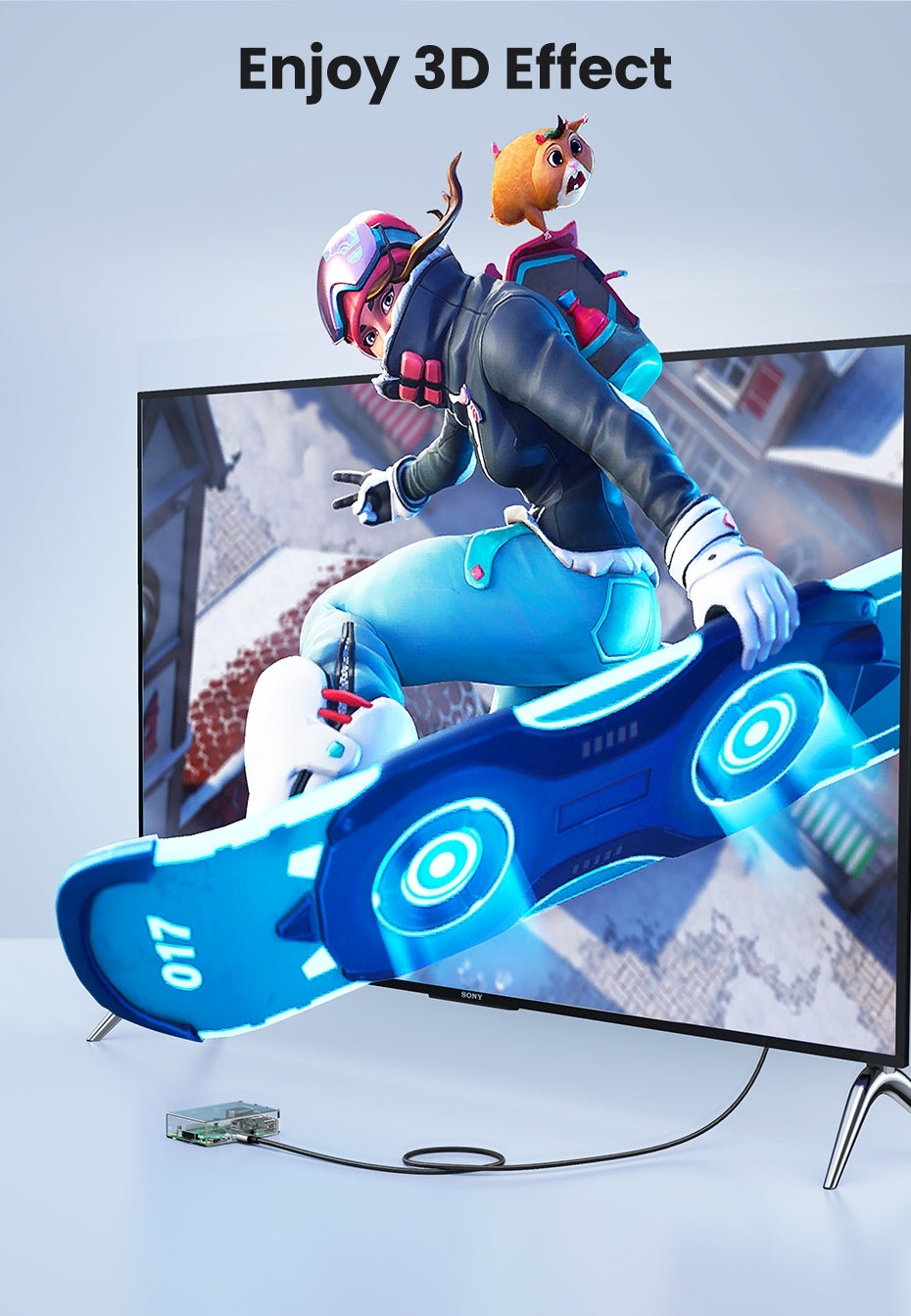 15514 8K Mini-HDMI to HDMI Cable 1M