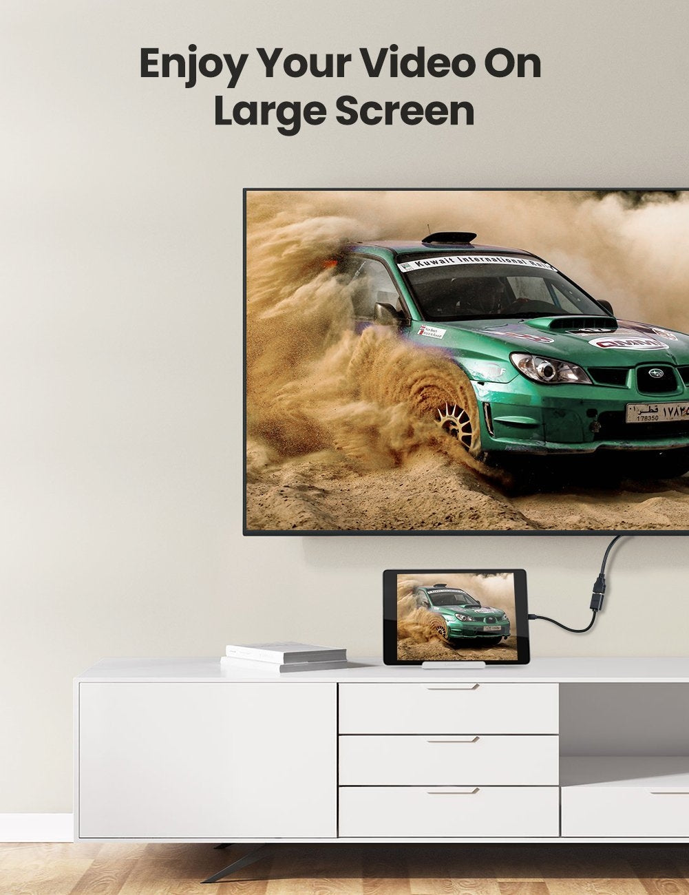 20134 Micro HDMI Male to HDMI Female Cable