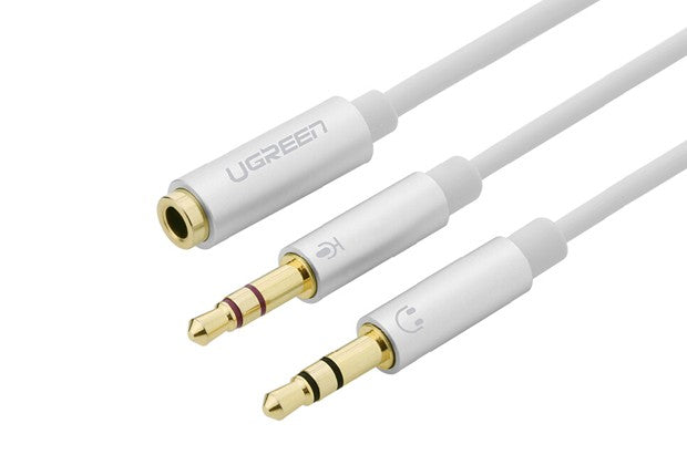 3.5mm Female to 2mm male audio cable - White (20897)