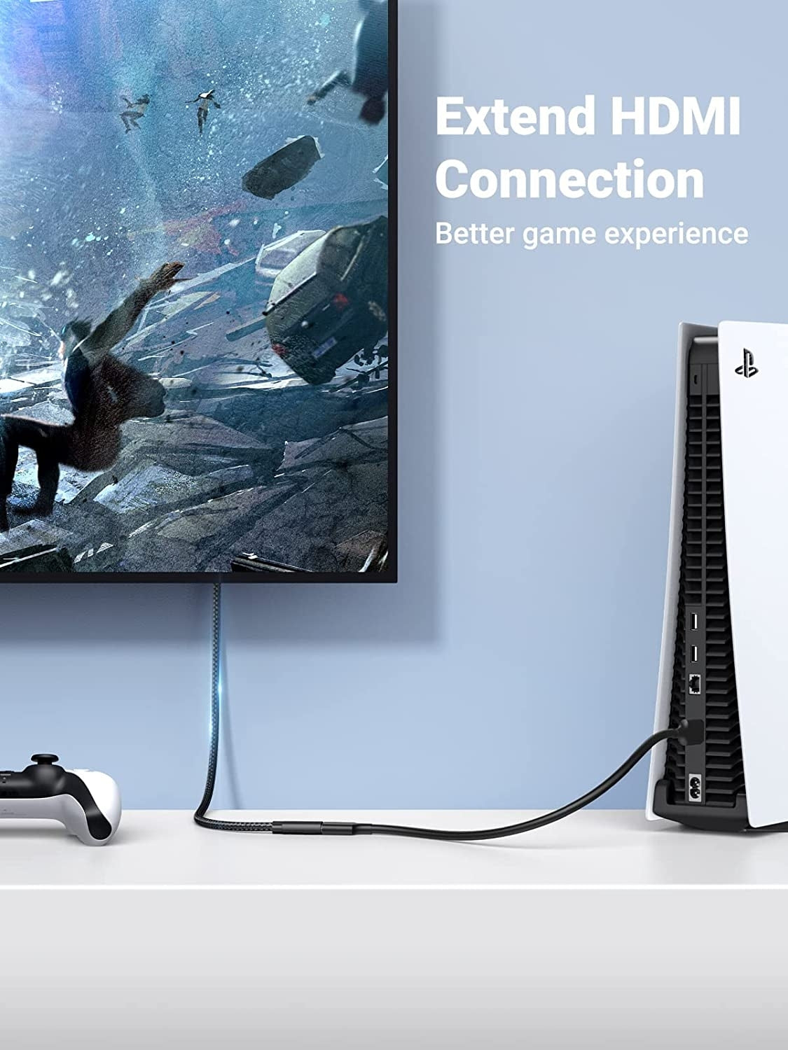 40450 HDMI Extension Cable 8K 60Hz 48Gbps Male to Female Cable 2M