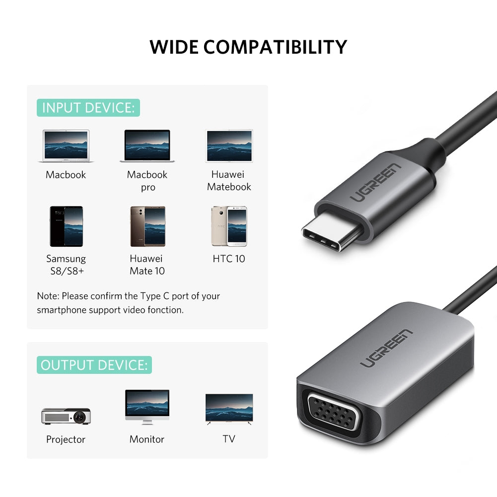 USB Type C to VGA Converter 50316