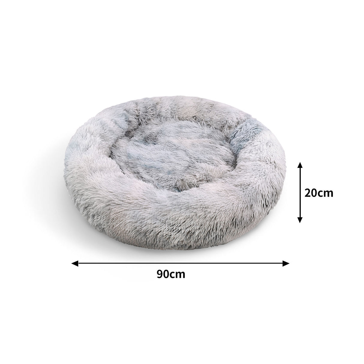 Pet Bed Dog Cat Large Beds Calming Warm Soft Cushion Mattress Plush Comfy 90cm
