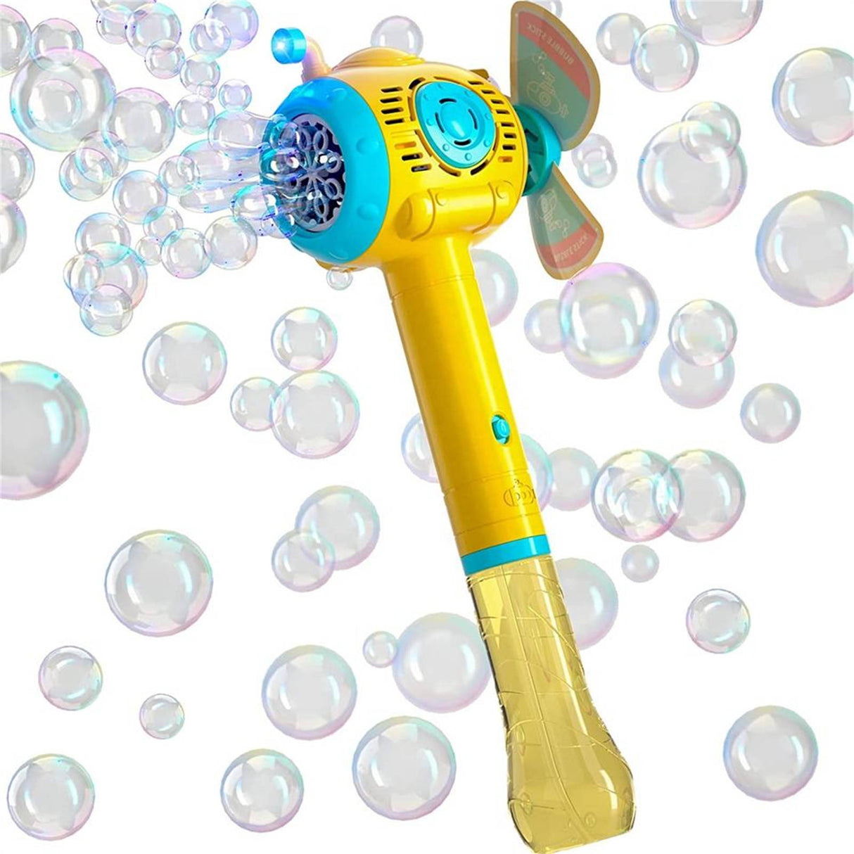 Full-Automatic Submarine Windmill Bubble Machine Children's Hand-Held Toy