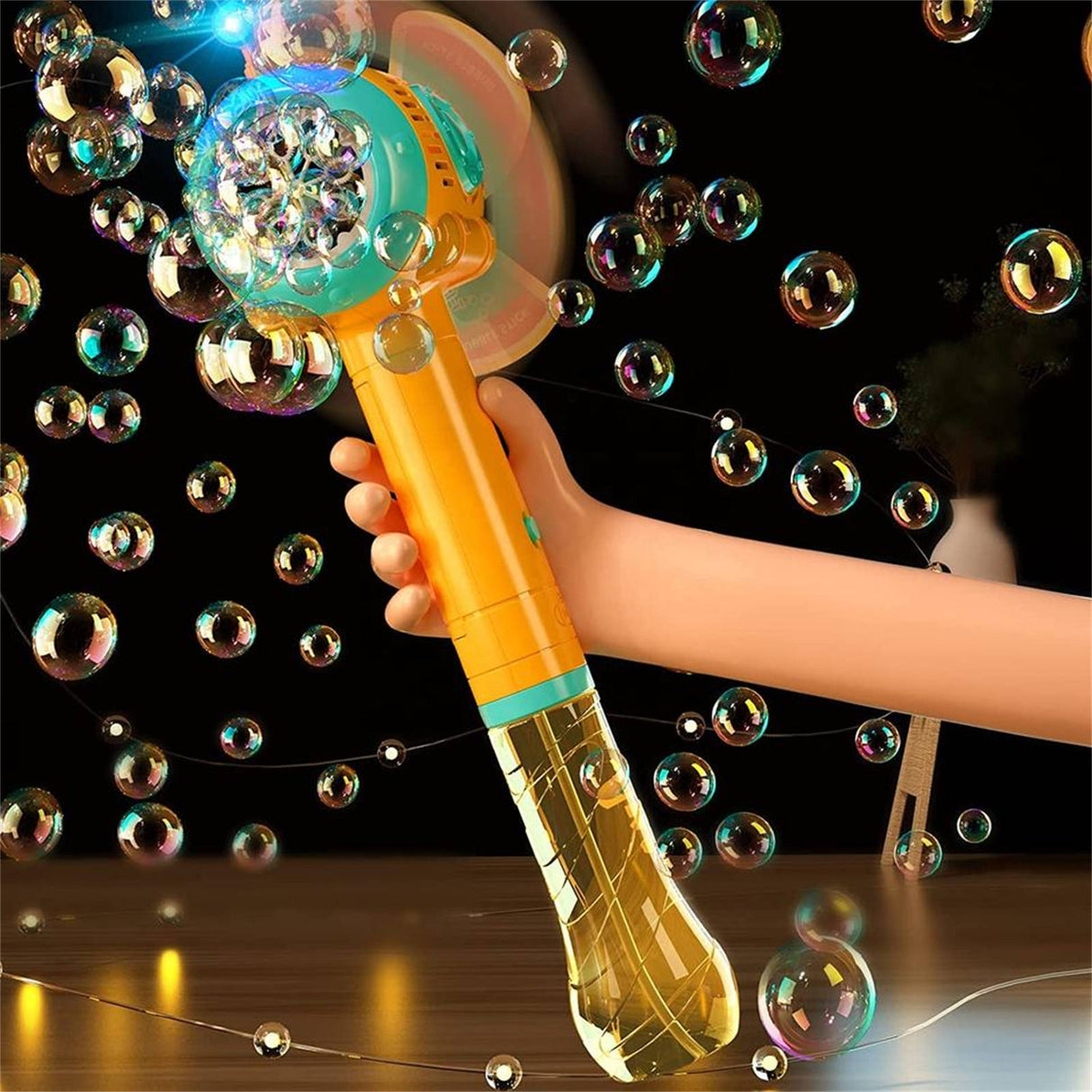 Full-Automatic Submarine Windmill Bubble Machine Children's Hand-Held Toy
