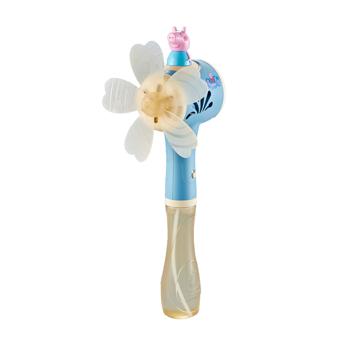 Peppa Pig Windmill Bubble Machine Hand-Held Stick Electric Bubble Toy Blue