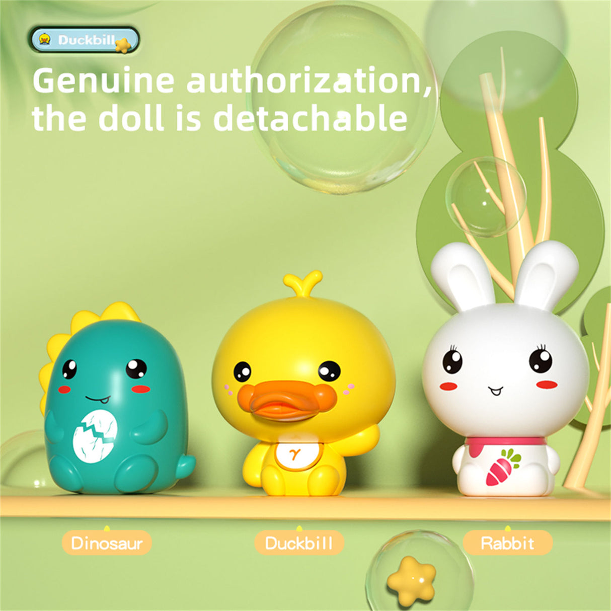 Pink Rabbit 69-Hole Automatic Bubble Gun Toy Outdoor Soap Cartoon Machine