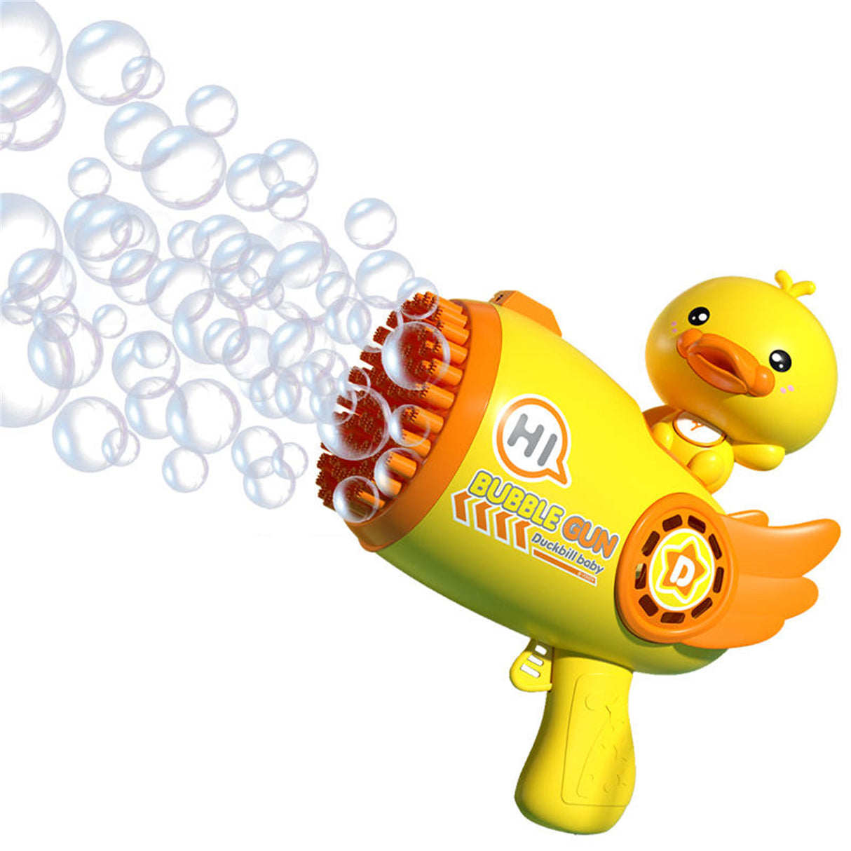 Pink Rabbit 69-Hole Automatic Bubble Gun Toy Outdoor Soap Cartoon Machine
