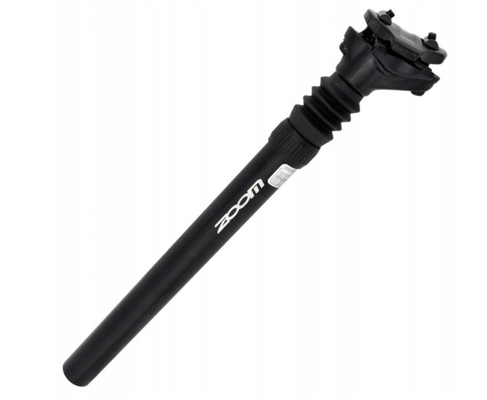 Suspension Mountain MTB Road Bike Bicycle Seatpost Seat Shock Absorber Post Black Light Weight Aluminium - 31.6mm
