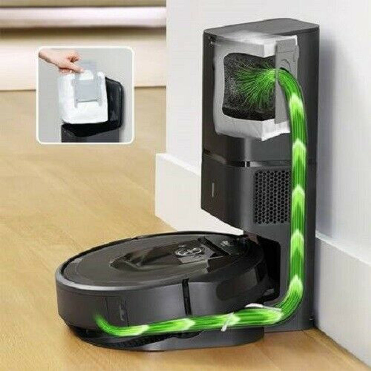 12 X Vacuum bags for iRobot Roomba i3+, i7+, s9+, j7+ robot vacuum cleaners