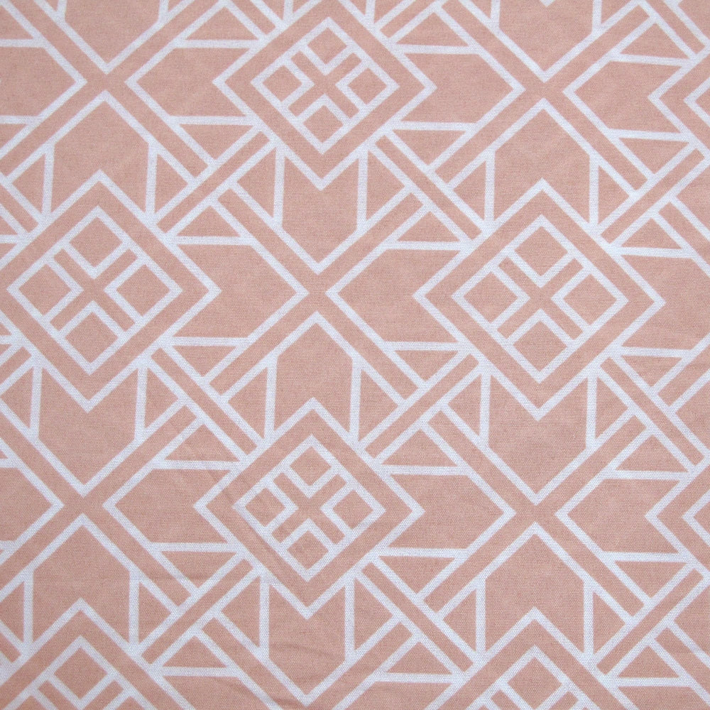 Peach Nzeppel Quilt Cover Set Queen