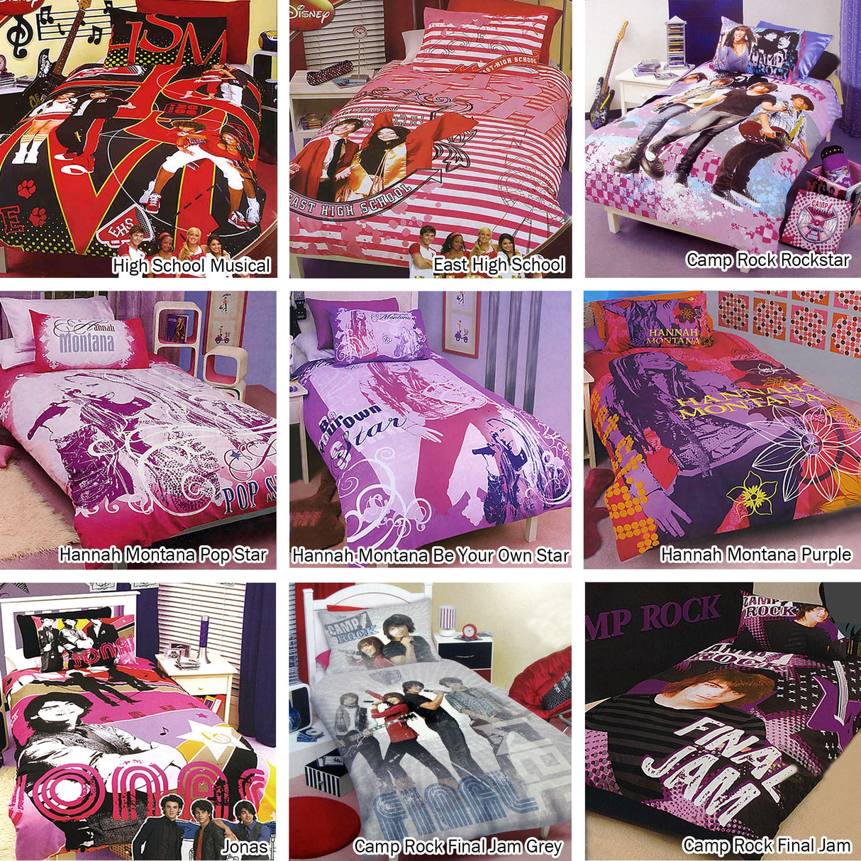 Camp Rock Rockstar Quilt Cover Set Single