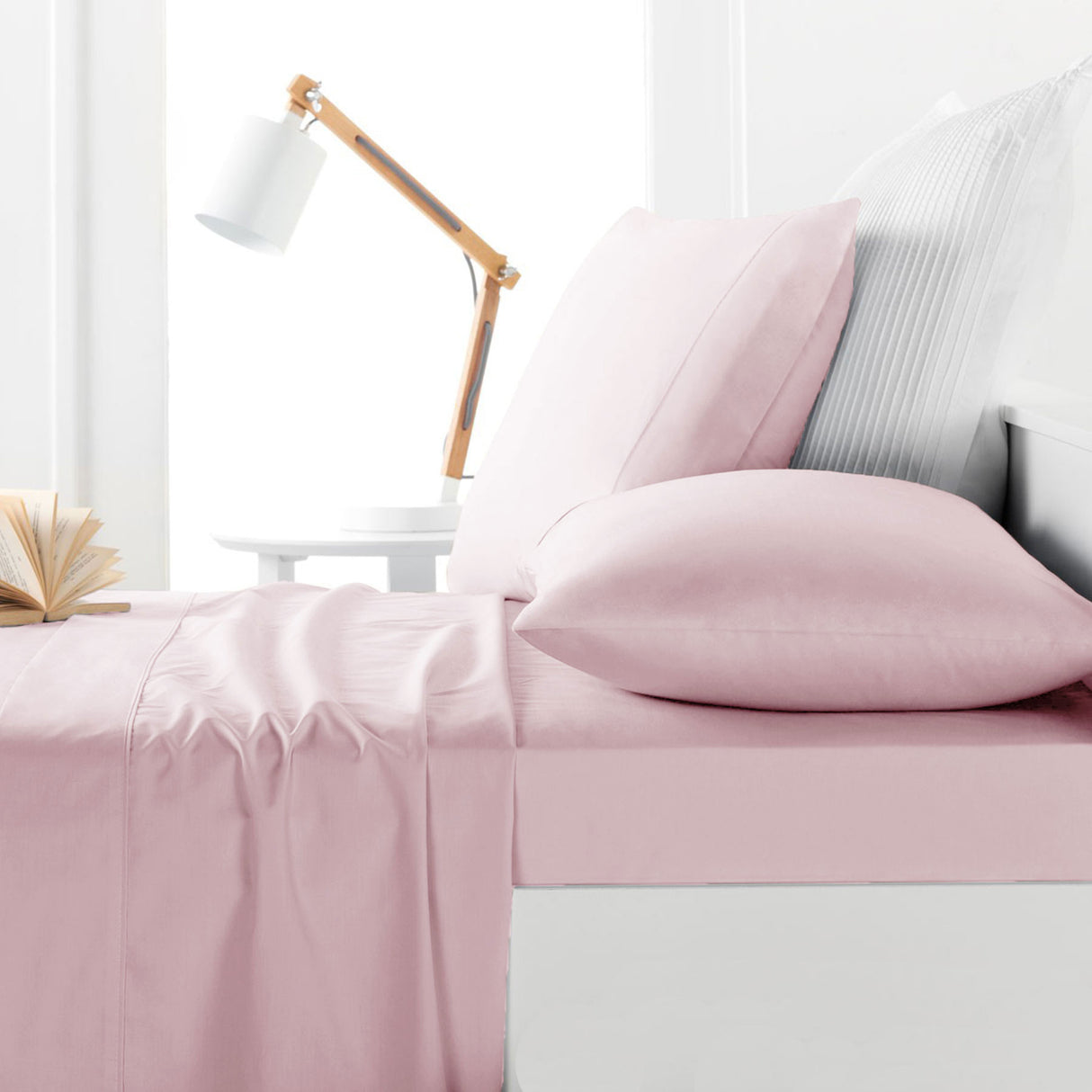 225TC Sheet Set Blush - Single