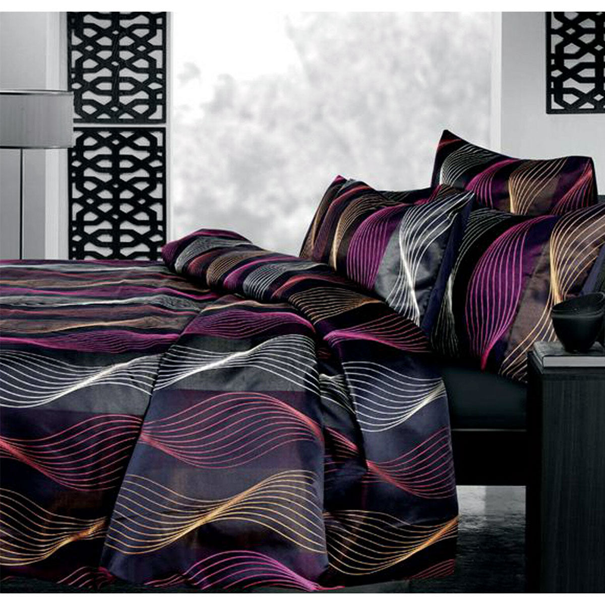 Airwave Multi Jacquard Quilt Cover Set Single