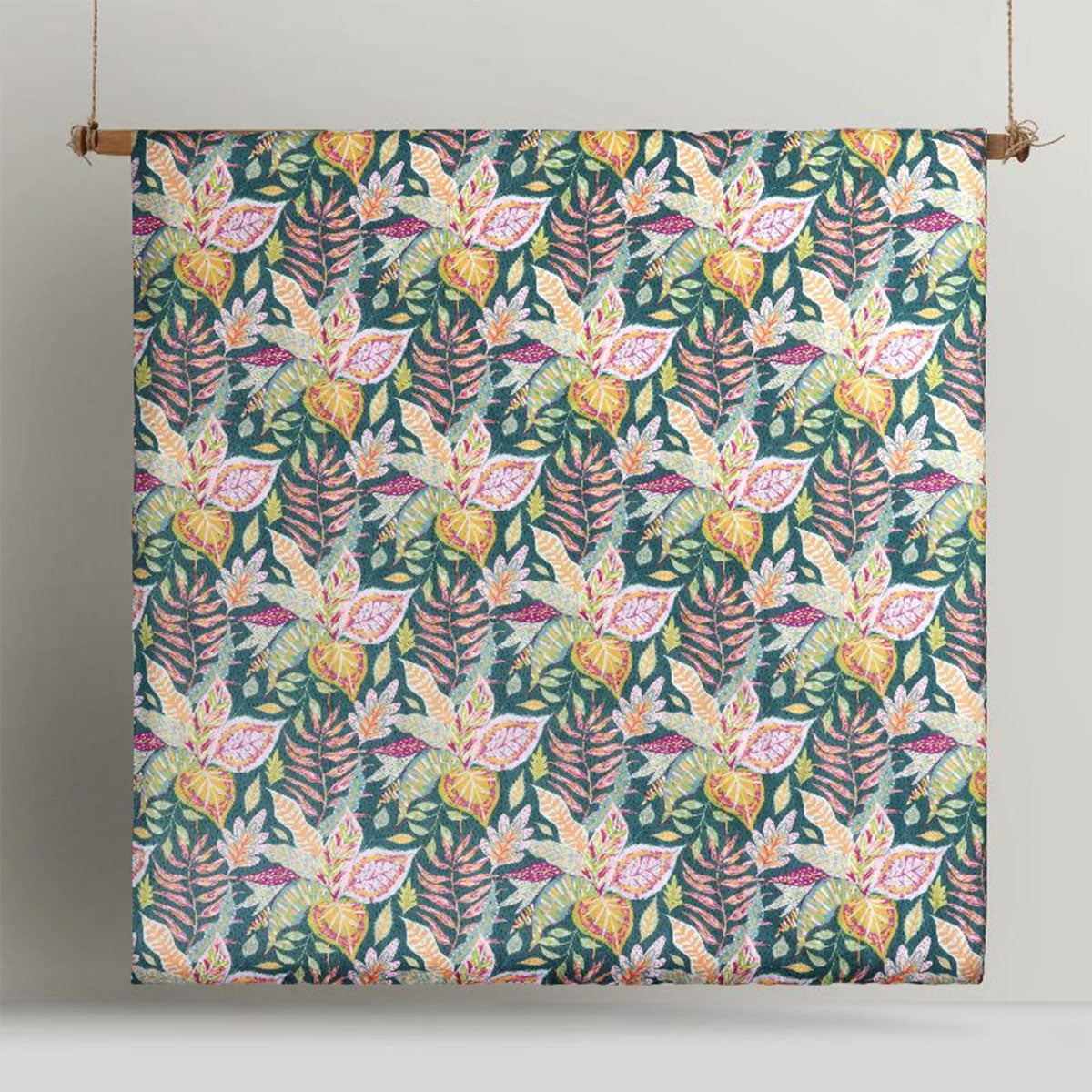 Betty Carmila Printed Linen Cotton Quilt Cover Set Double