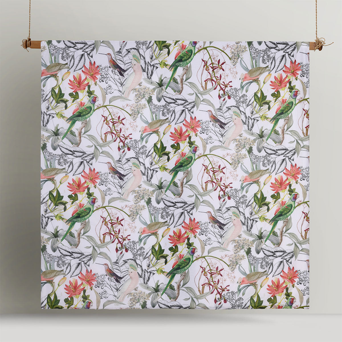 Currumbin Linen Cotton Printed Quilt Cover Set Queen