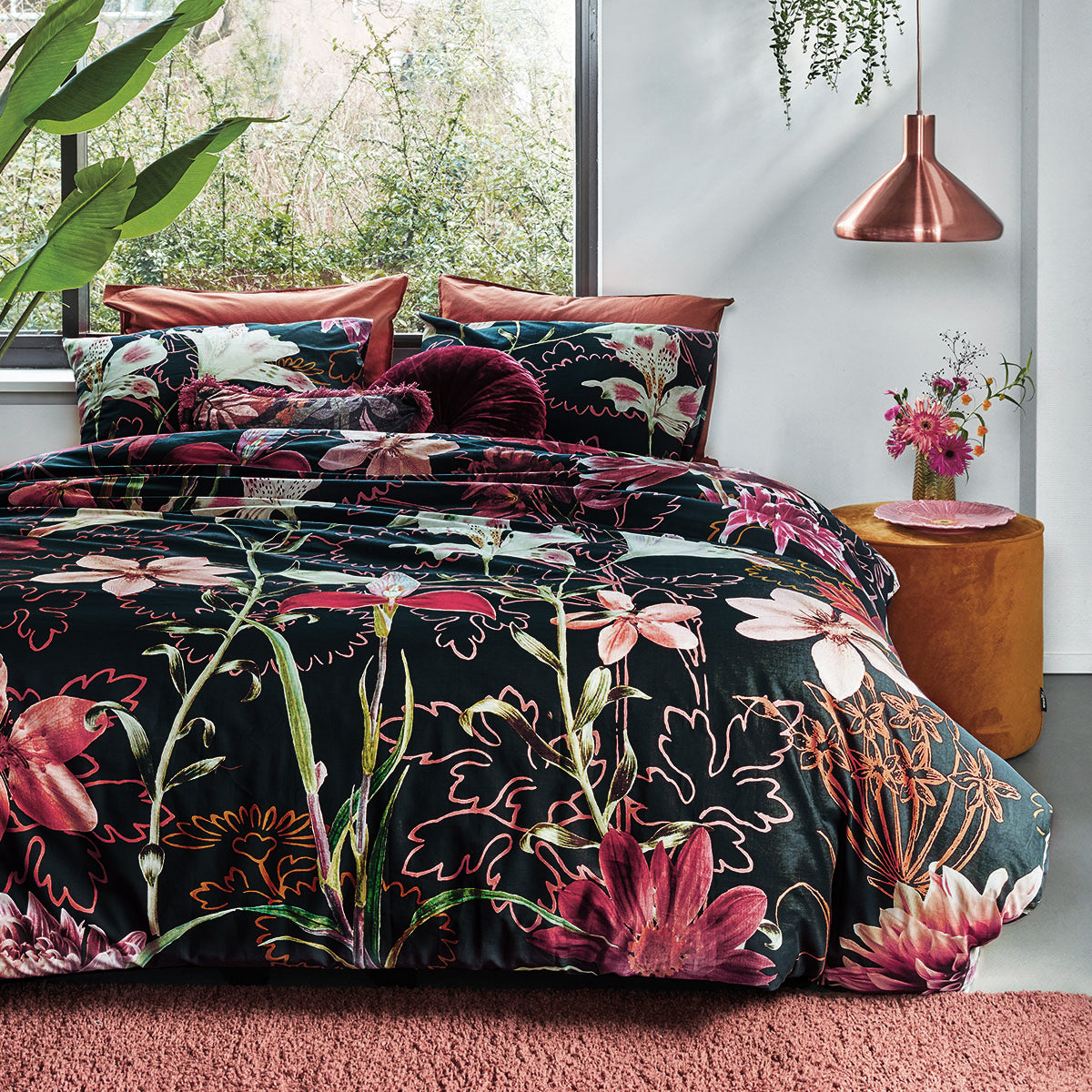 Joy Multi Cotton Quilt Cover Set Queen