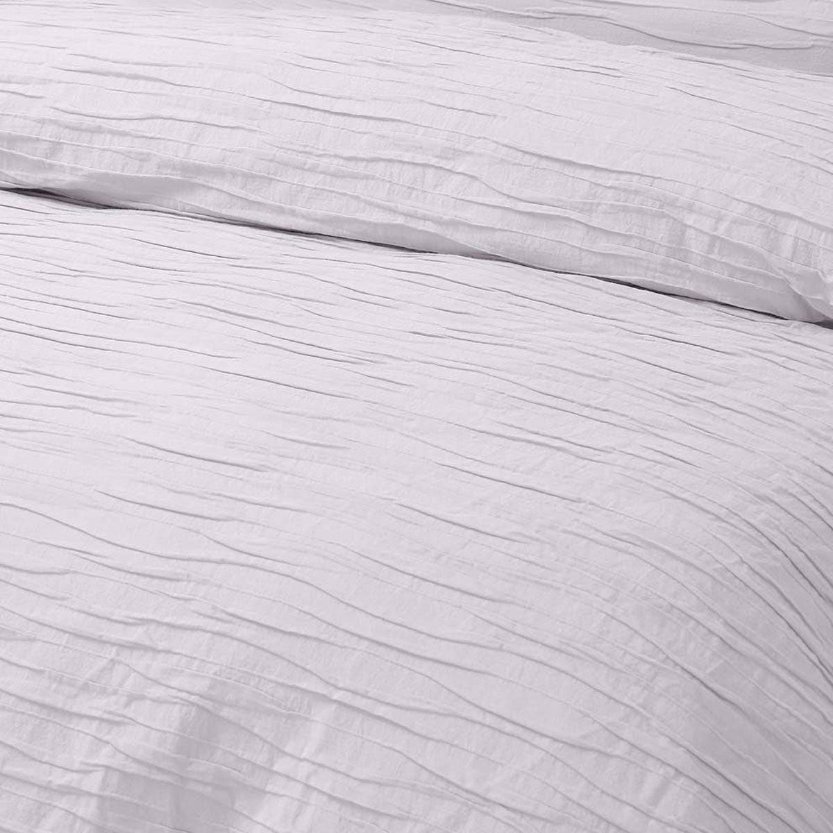 Malvern White Cotton Quilt Cover Set Queen