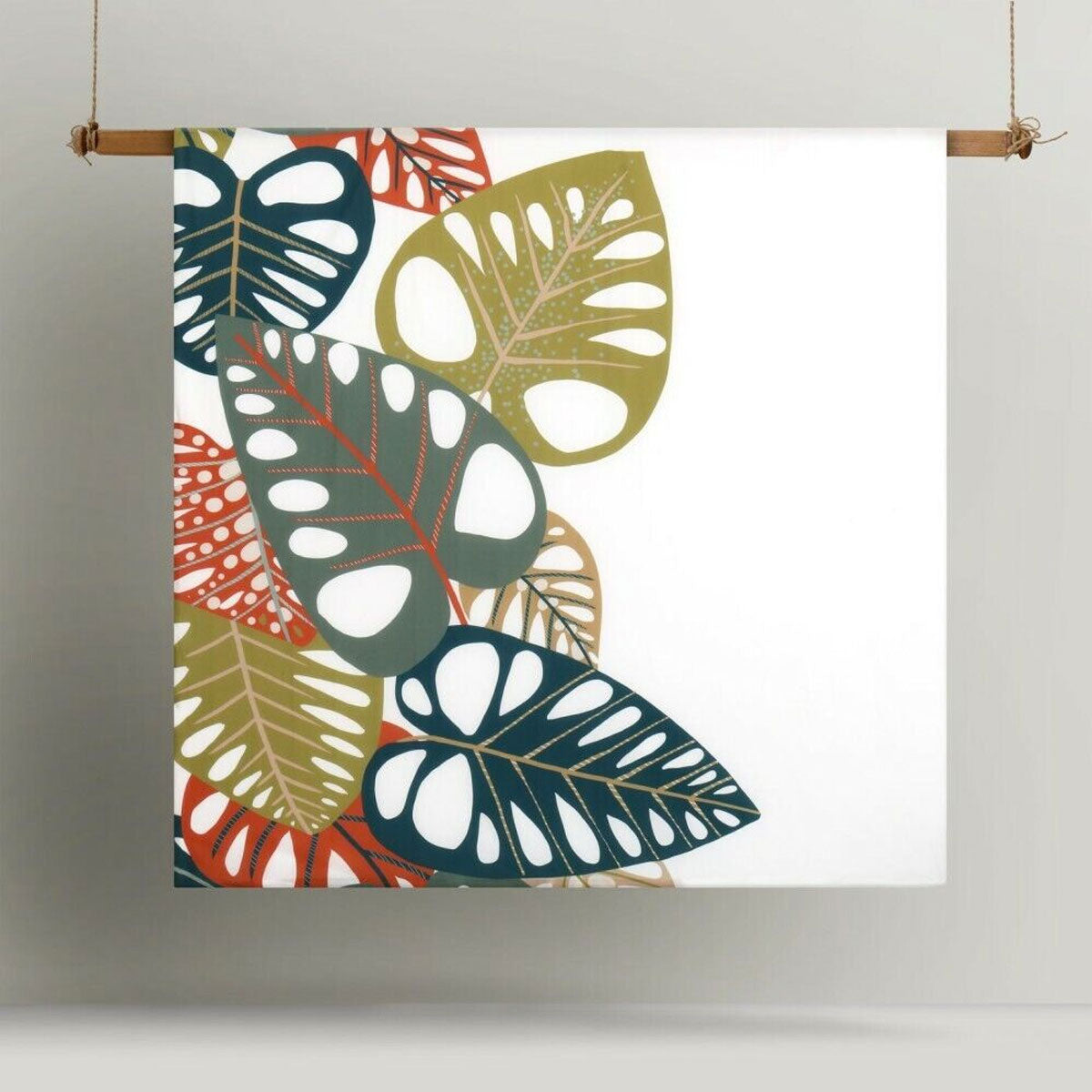 Monstera Digital Printed Cotton Quilt Cover Set Queen