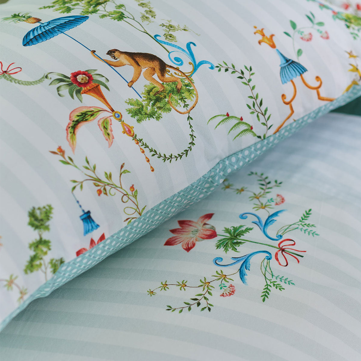 Singerie White Cotton Quilt Cover Set Double