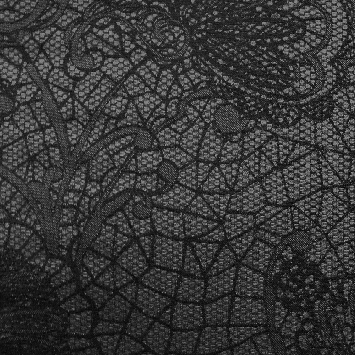 Trudie Black Jacquard Quilt Cover Set Single