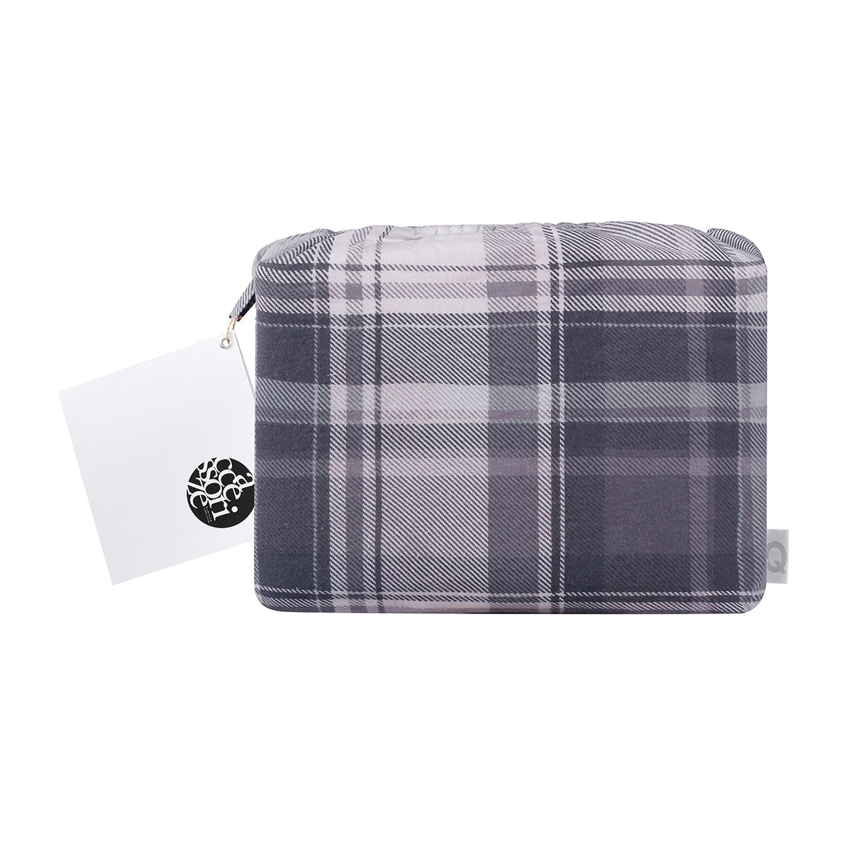 Cotton Flannelette Sheet Set Plaid Single