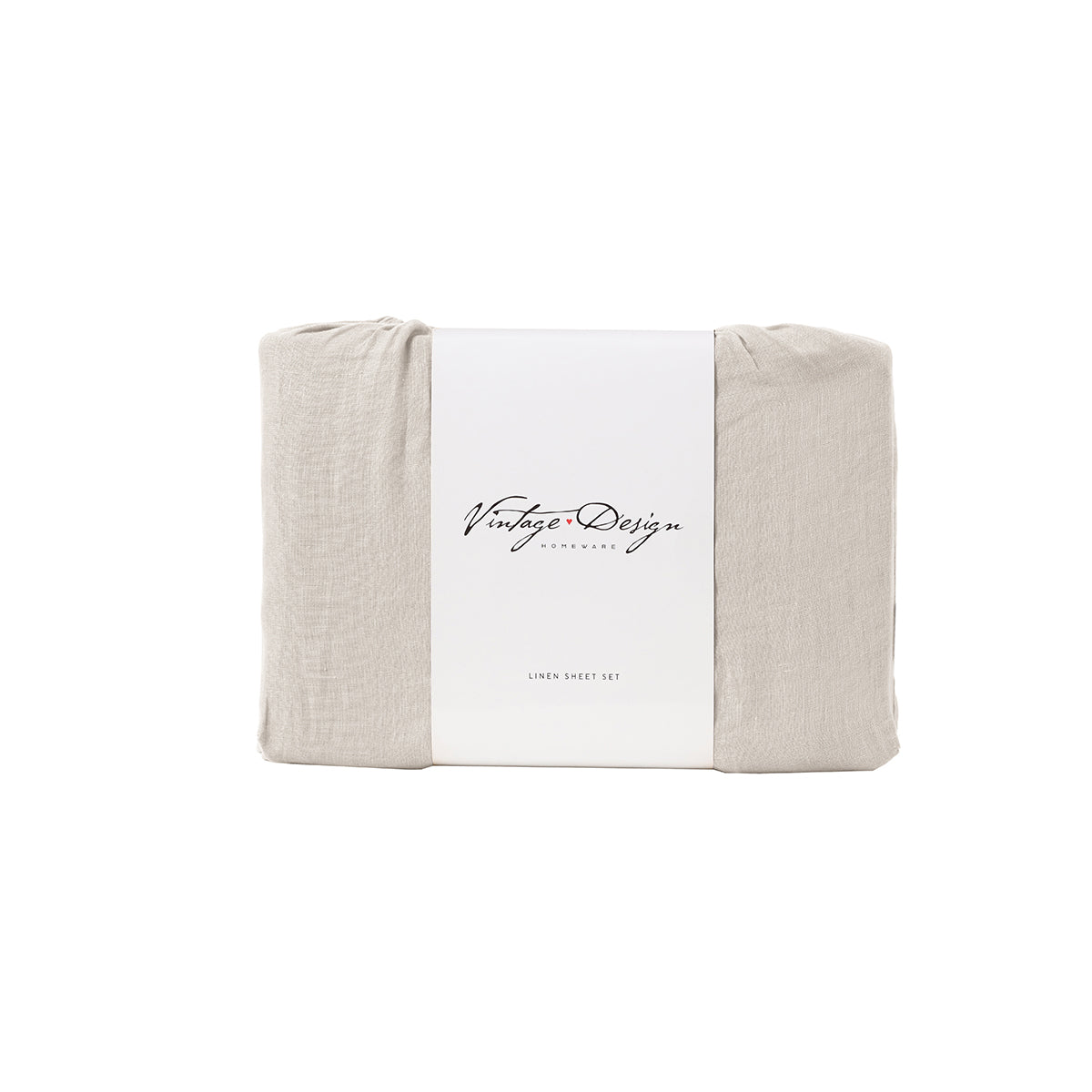 Natural French Linen Sheet Set King