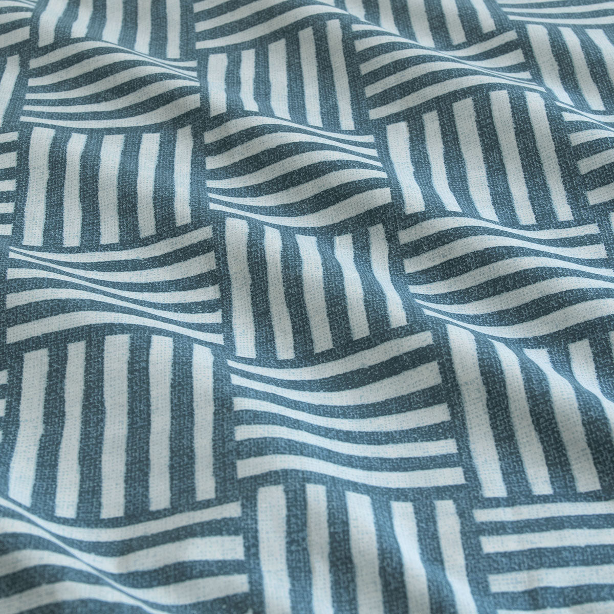 Fletcher Faded Indigo Printed Quilt Cover Set King