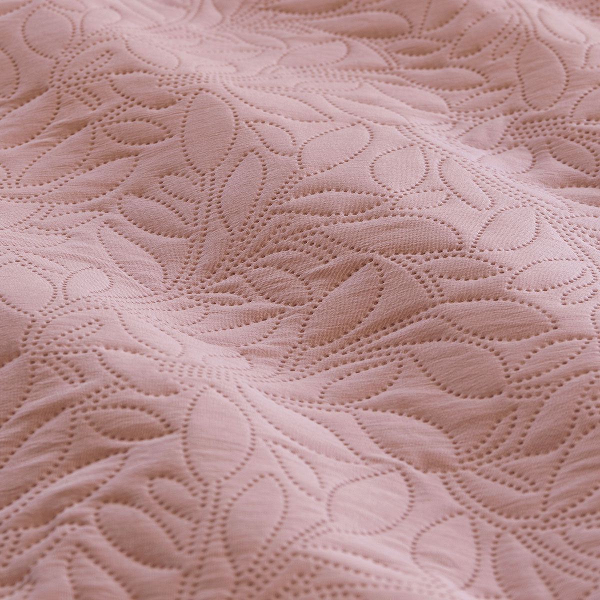 Lottie Blush Pinsonic Embossed Quilt Cover Set Queen