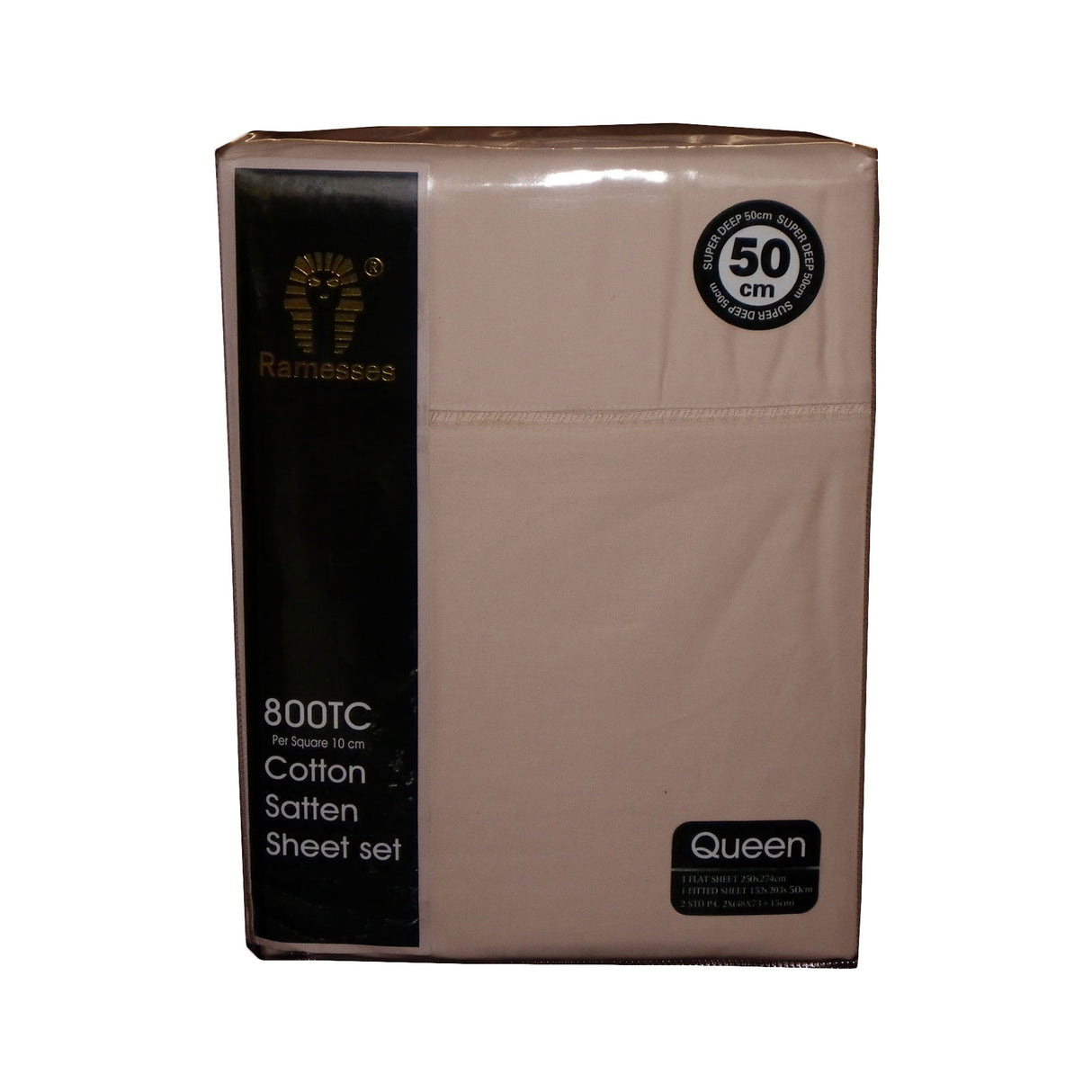 800TC  Cotton Sateen Sheet Set Linen King