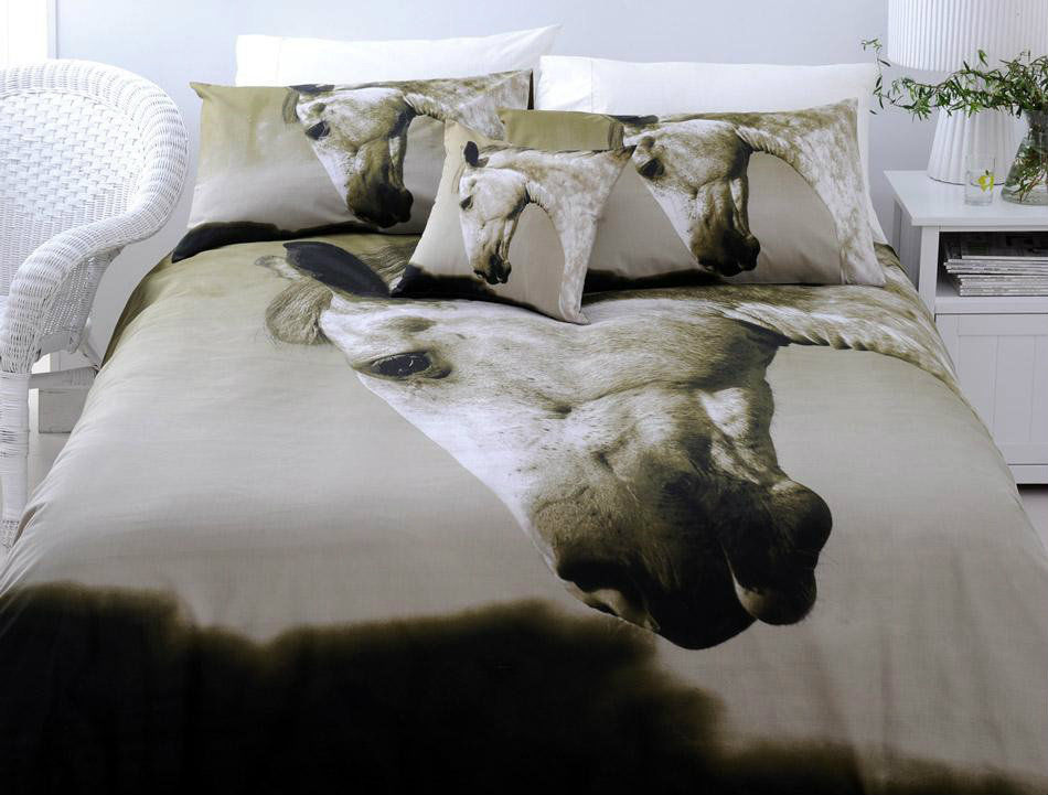 Dapple Horse Quilt Cover Set KING